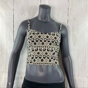 HOLLISTER patterned cropped tank